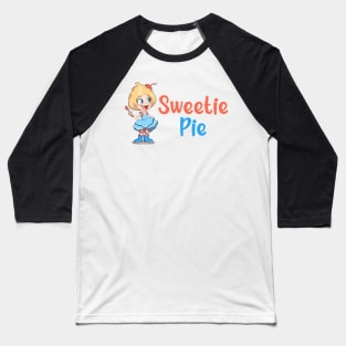 Sweet Cupcake Girl, Sweetie Pie Baseball T-Shirt